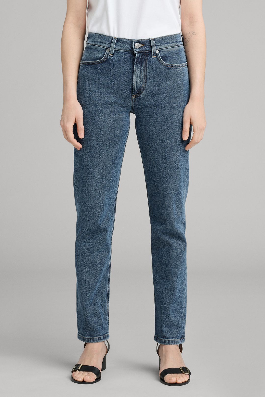 Women's Stone Wash Standard Jeans | Organic Cotton Denim - ASKET