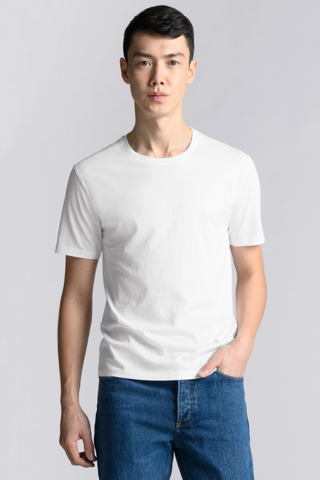 White Lightweight T-Shirt | ELS Cotton Crewneck - ASKET