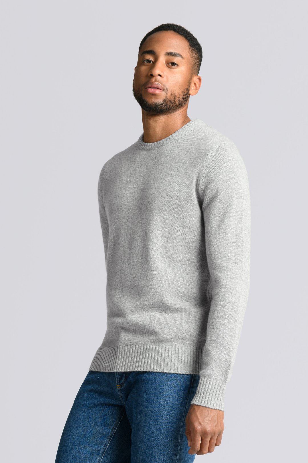 Light Grey Cashmere Sweater | 100% Recycled Cashmere - ASKET