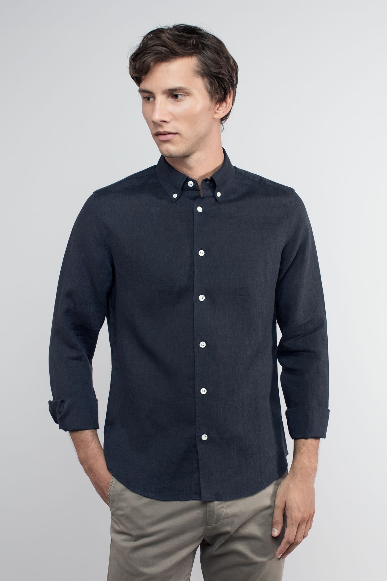 Dark Navy Oxford Shirt | Organic Cotton Button Down - ASKET