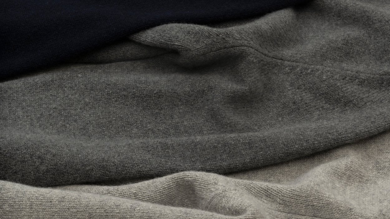Explore our recycled cashmere garments