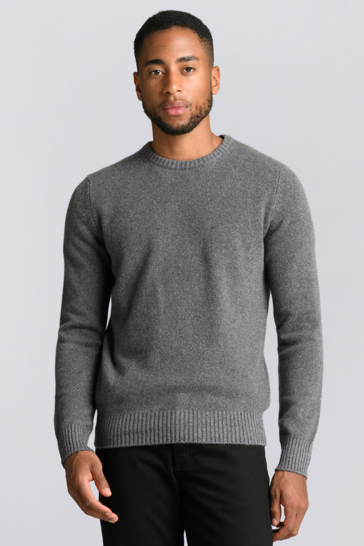 Dark Grey Cashmere Sweater | 100% Recycled Cashmere - ASKET
