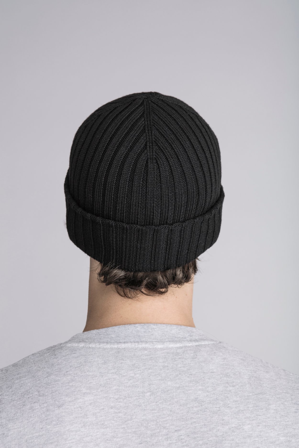 24S Men Accessories Headwear Beanies Ribbed Beanie in Merino Wool 