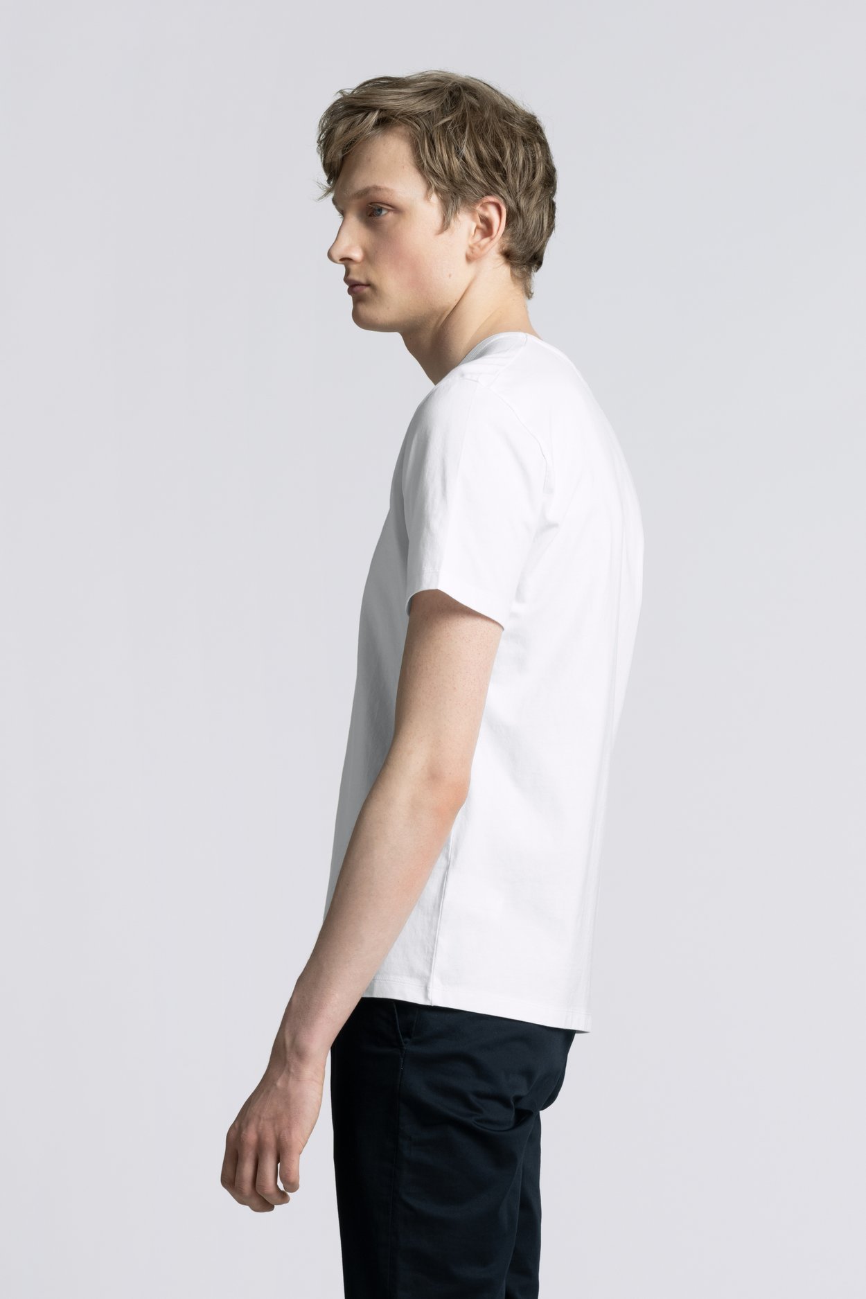 White T-Shirt | Cotton Crewneck - ASKET