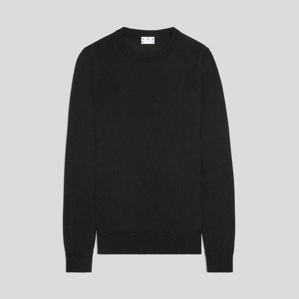 Asket The Merino Crew Neck Sweater Black